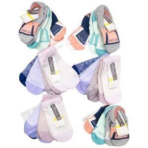Zella Toddler Girls Socks 27 pair 7.5 -11.5 S/M $114 retail
